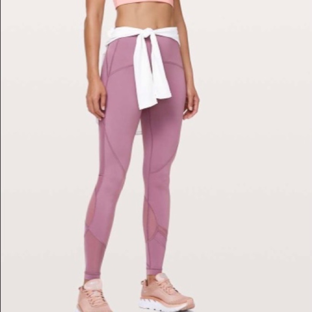 Lululemon Clear the Court Leggings - Lilac